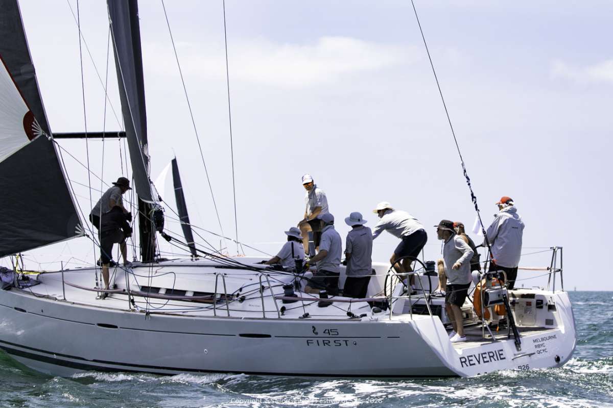 Reverie revelled in the conditions - Credit - Sunset Media @sailorgirlhq