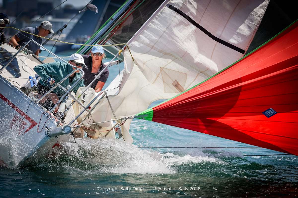 All action on Corio Bay - Festival of Sails 2026 © Salty Dingo