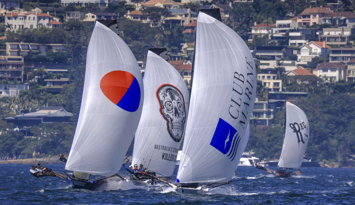 Between the islands on lap one (SailMedia)