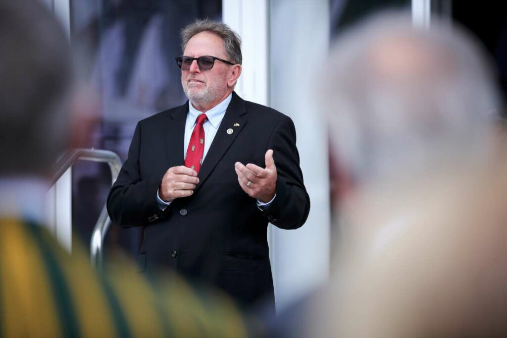 Geoff Davidson AM at the 2025 Australian Sailing Awards CREDIT David Hossack