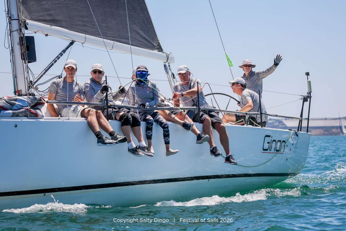 Ginan celebrate - Festival of Sails 2026 © Salty Dingo