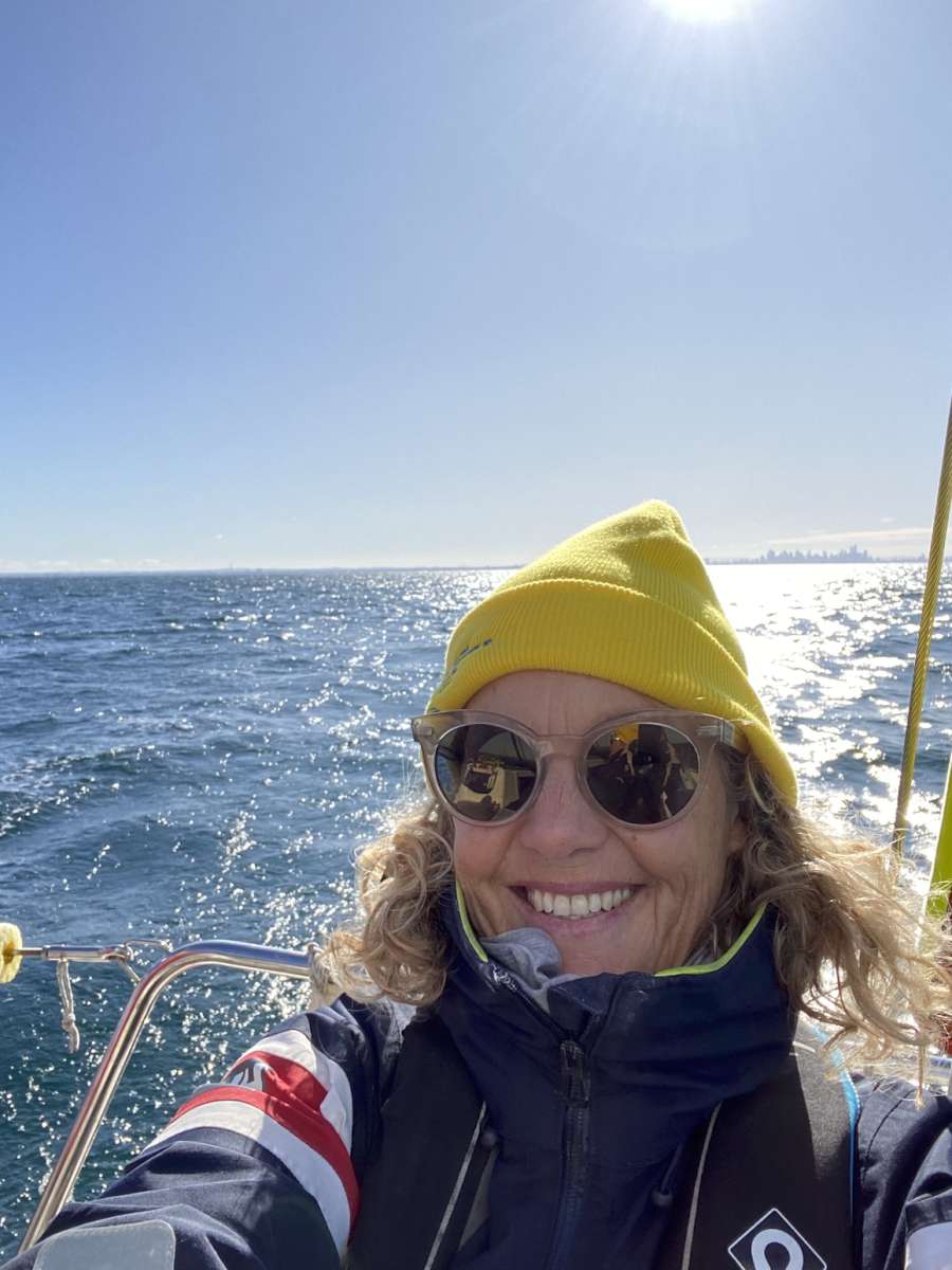 A fun sail training on the Bay during the KISS Program _ Photo provided by Petrina Dorrington