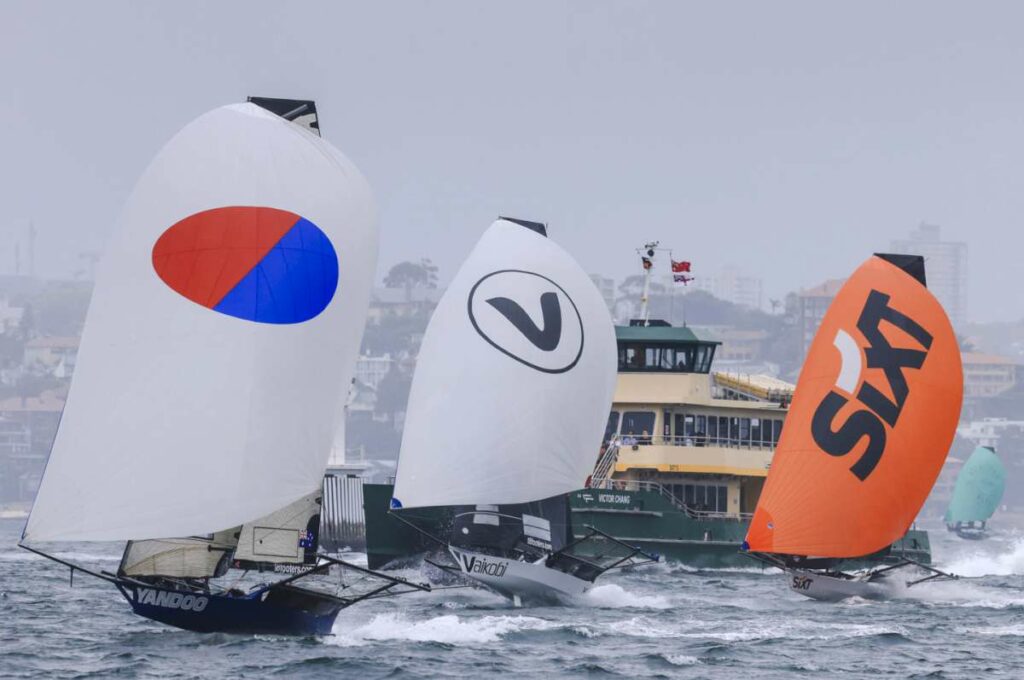 Harbour traffic and the 18s (SailMedia)