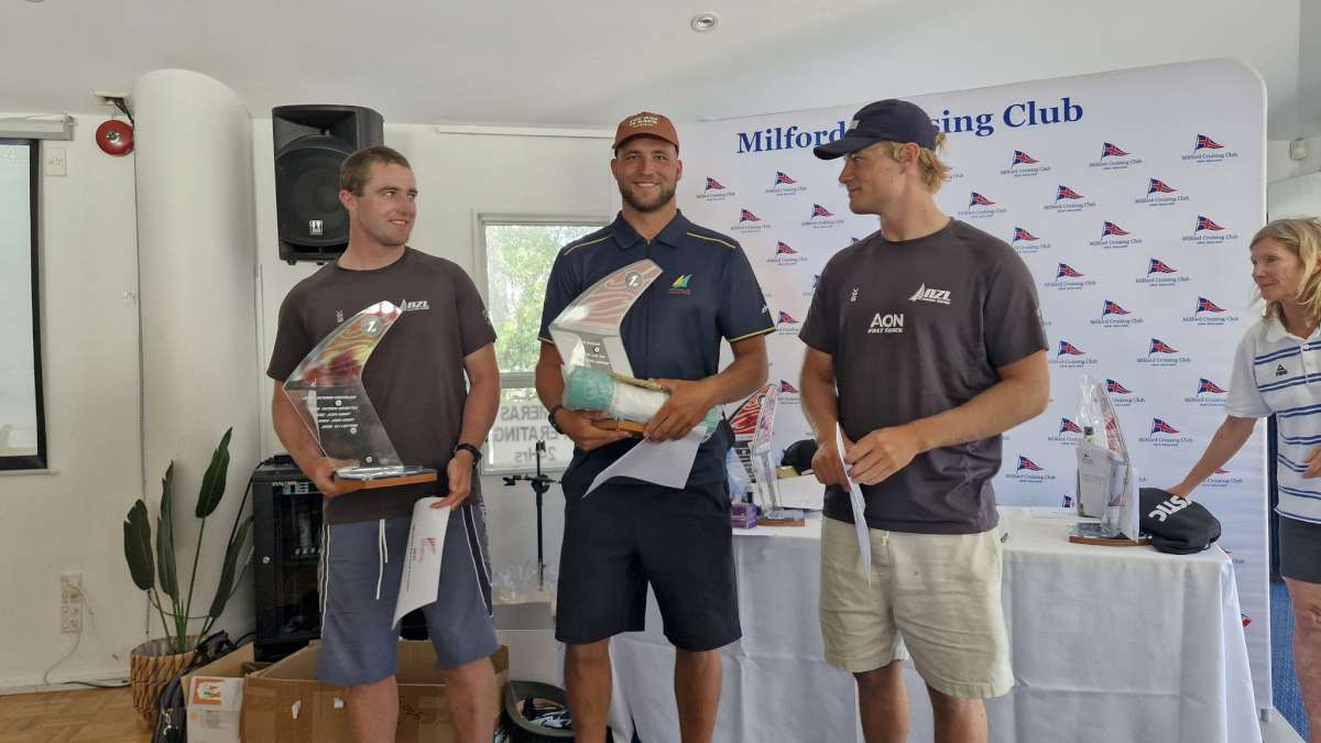 Gare Morris Podium CREDIT Yachting New Zealand