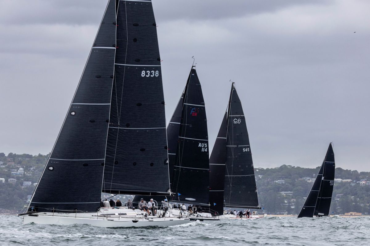 Division 1 yachts with LCE Old School in foreground - Andrea Francolini, RPAYC pic