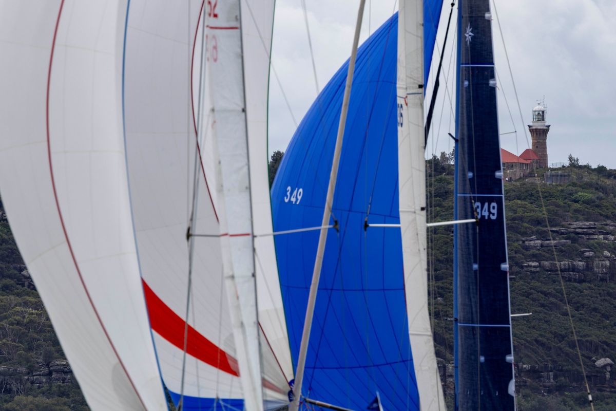 Pittwater Cup with a view of the lighthouse - Andrea Francolini, RPAYC pic