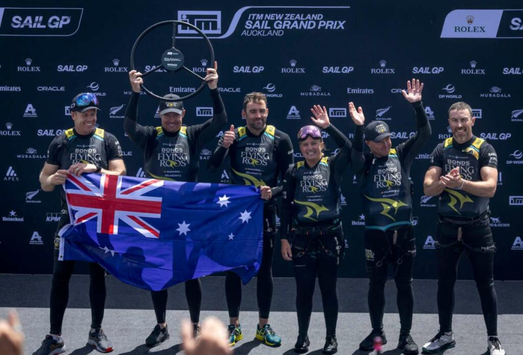 Aussies claim victory at Auckland SailGP for a second time