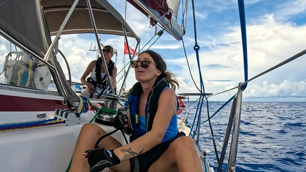 Sophie Snijders aboard Fika Melbourne Osaka Cup 2025