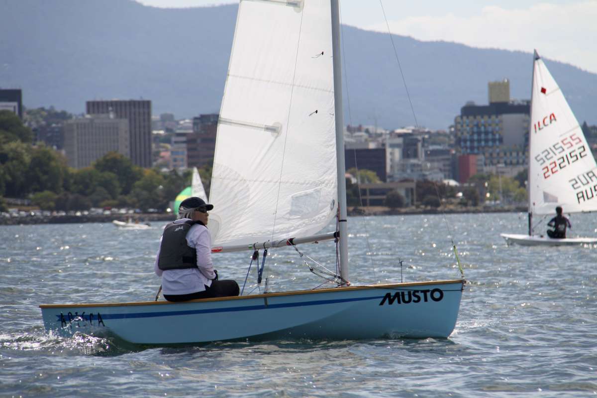 Jo-Anne Verrier is all set for the 2026 Tasmanian Sabre Championship Picture Emily Snedden