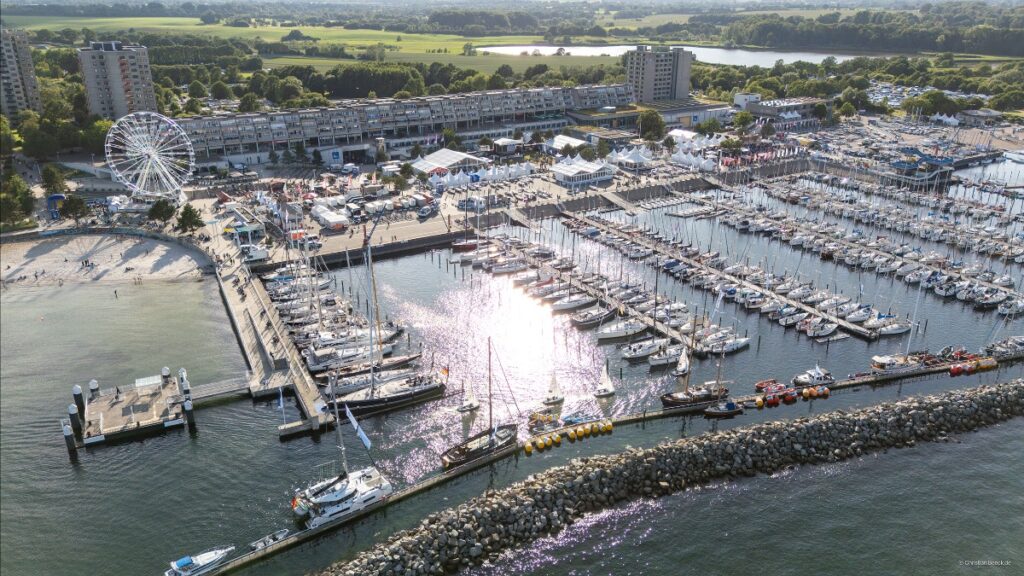 Olympic Sailing Center in Schilksee during Kieler Woche 2025