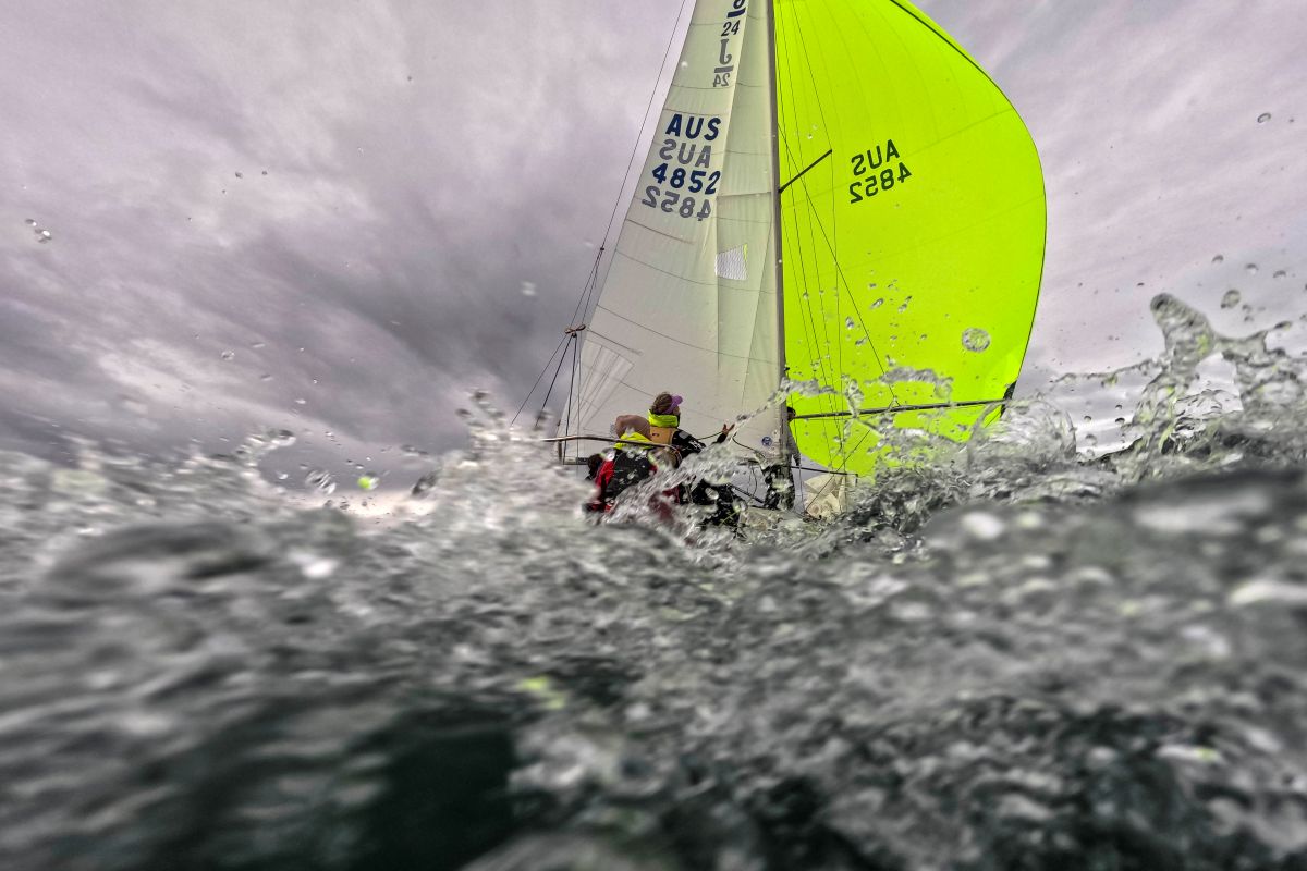 Gridlock making a splash at the regatta - Andrea Francolini, AWKR pic