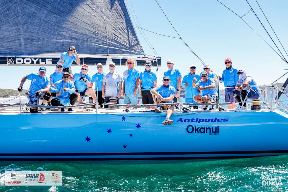 Antipodes at the start line of the 2025 Sydney to Auckland Ocean Race - Salty Dingo-RPAYC Media-1200