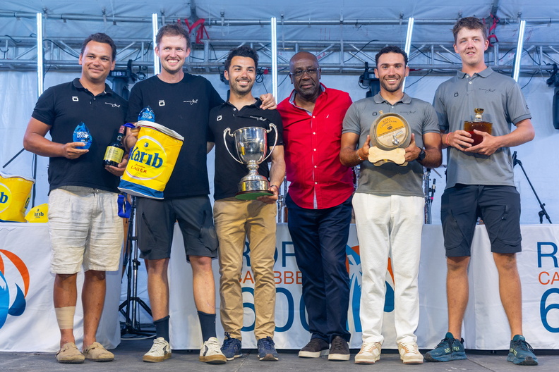 Remon Vos’ RP100 Black Jack 100, skippered by Tristan Le Brun took Monohull Line Honours © Tim Wright-Photoaction.com