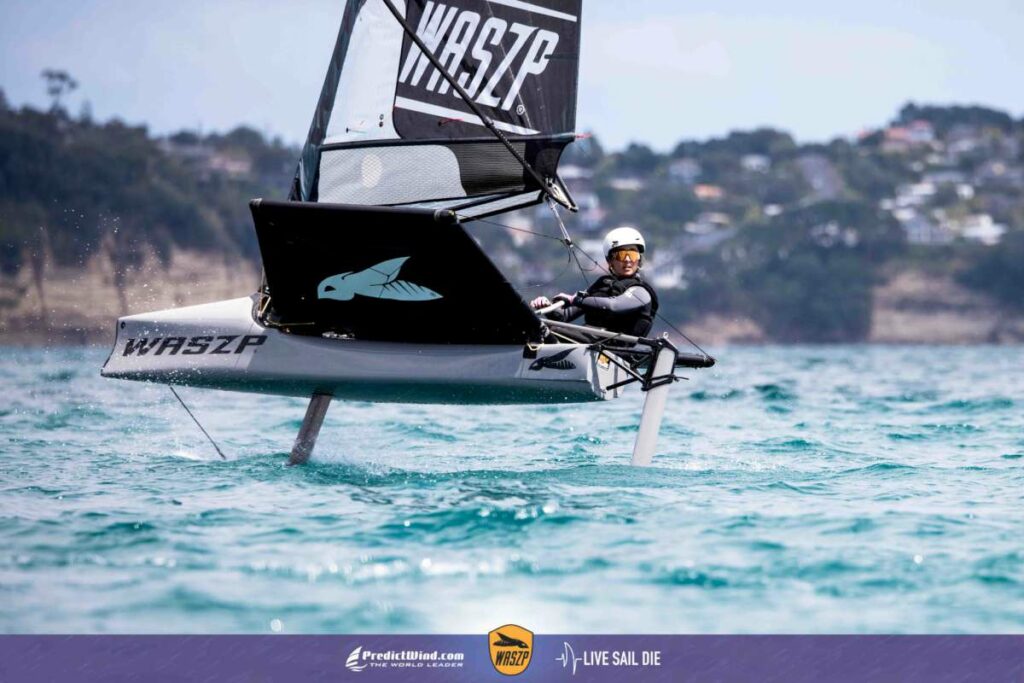 Spotlight on the Kiwi Waszp Nationals - Credit Live Sail Die