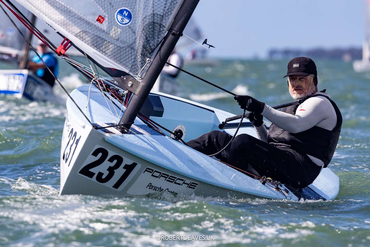 Australian Finn Class President, James Mayjor - Credit Robert Deaves