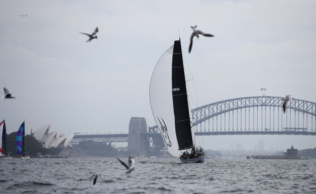 Daguet 2 takes aim at the Harbour Bridge - Brett Costello, MHYC pic
