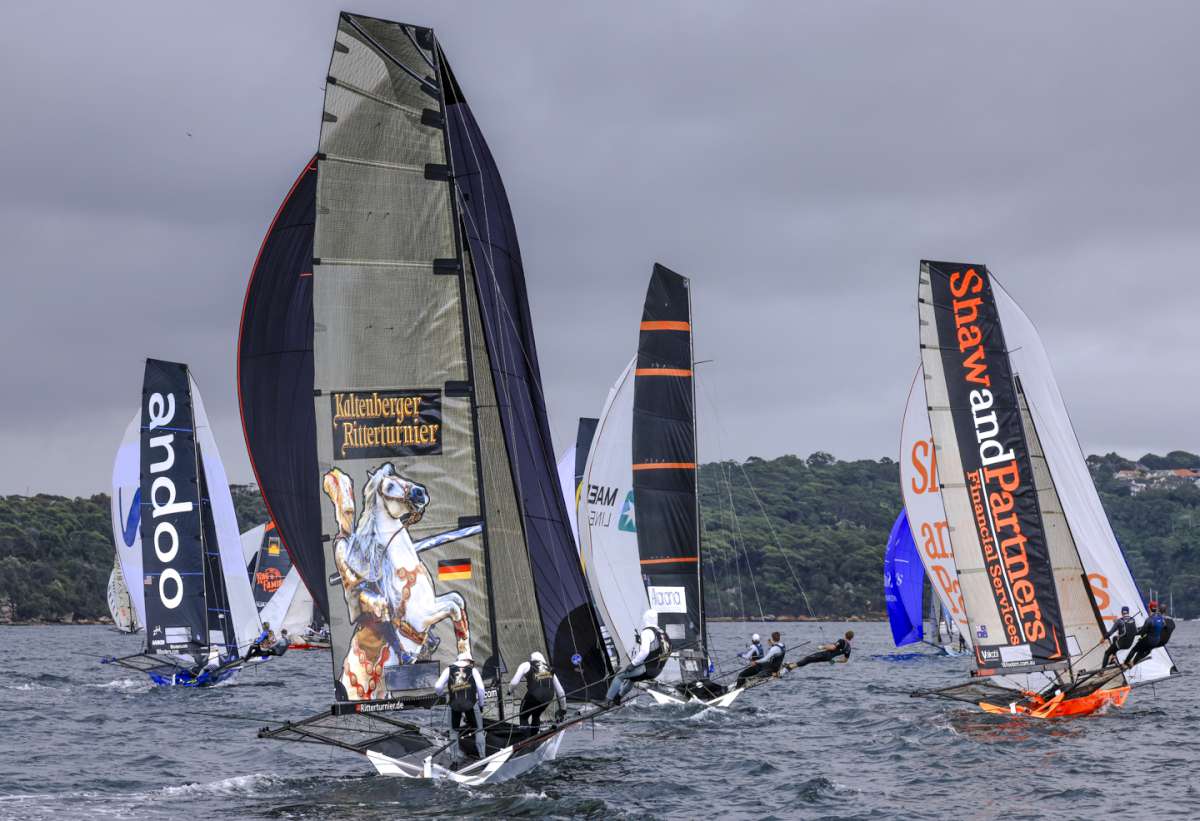 Germany's Black Knight chases the leaders (SailMedia)