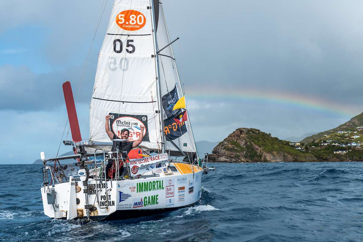 Dan Turner aboard 05 IMMORTAL GAME (AUS) with second-place finish - Credit Rob Havill - McIntyre MGR2025-26