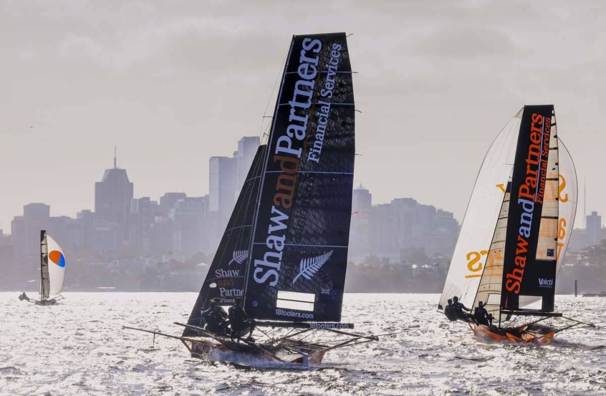 Two Shaw and Partners boats in Race 7 (SailMedia)