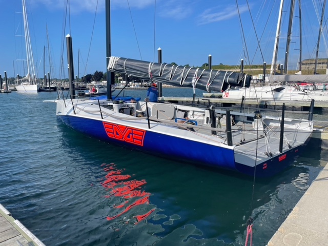 Edge on the dock - ready for action now in Australia - supplied by the team