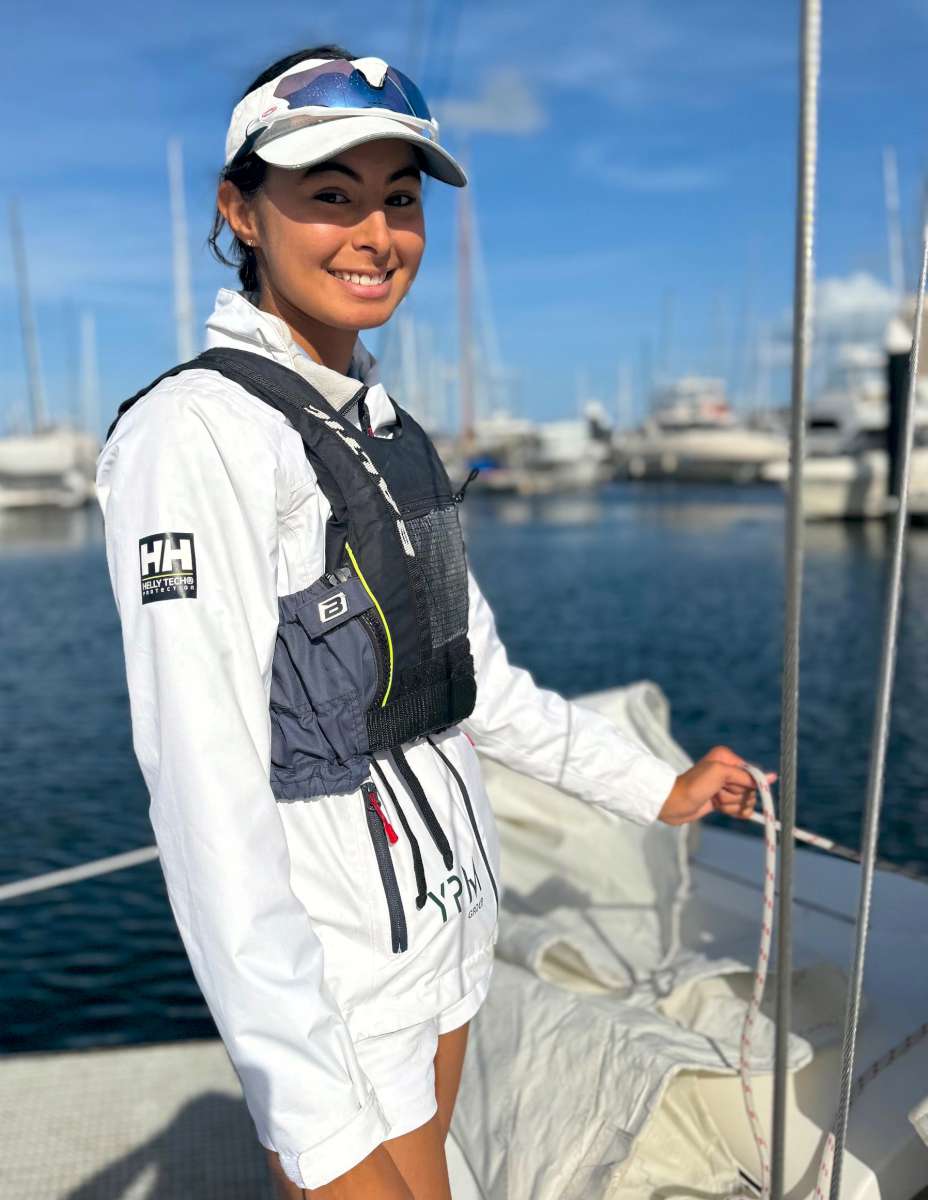 Addison Lester is loving all that Tasmanian yachting has to offer - Credit Jane Austin