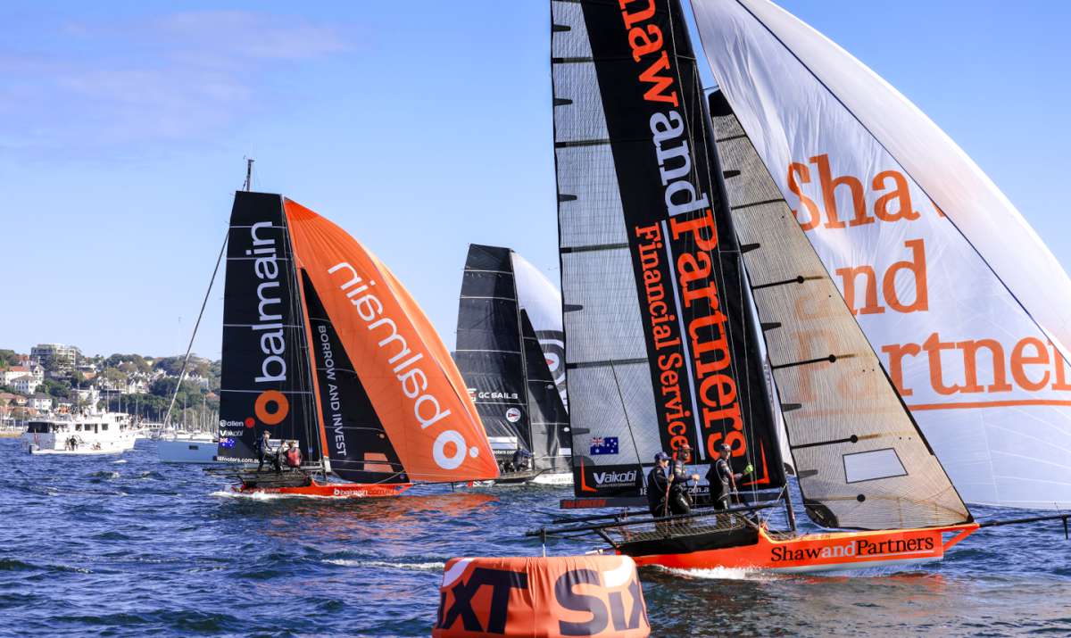 Close finish for fourth place (SailMedia)