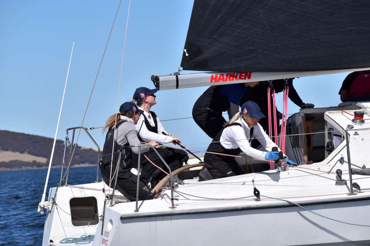 Intense concentration onboard Saga Image credit Jane Austin