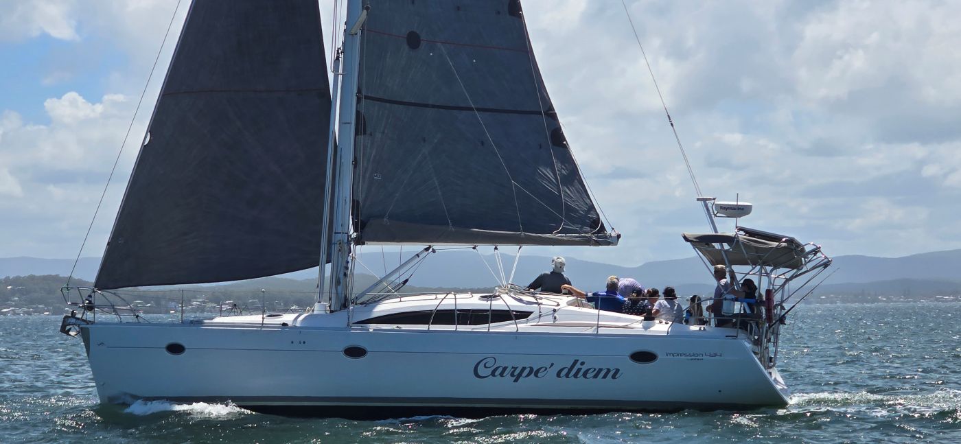 Carpe Diem X is swapping fully crewed for double-handed in the Pittwater Coffs - pic courtesy Jeffery Payne