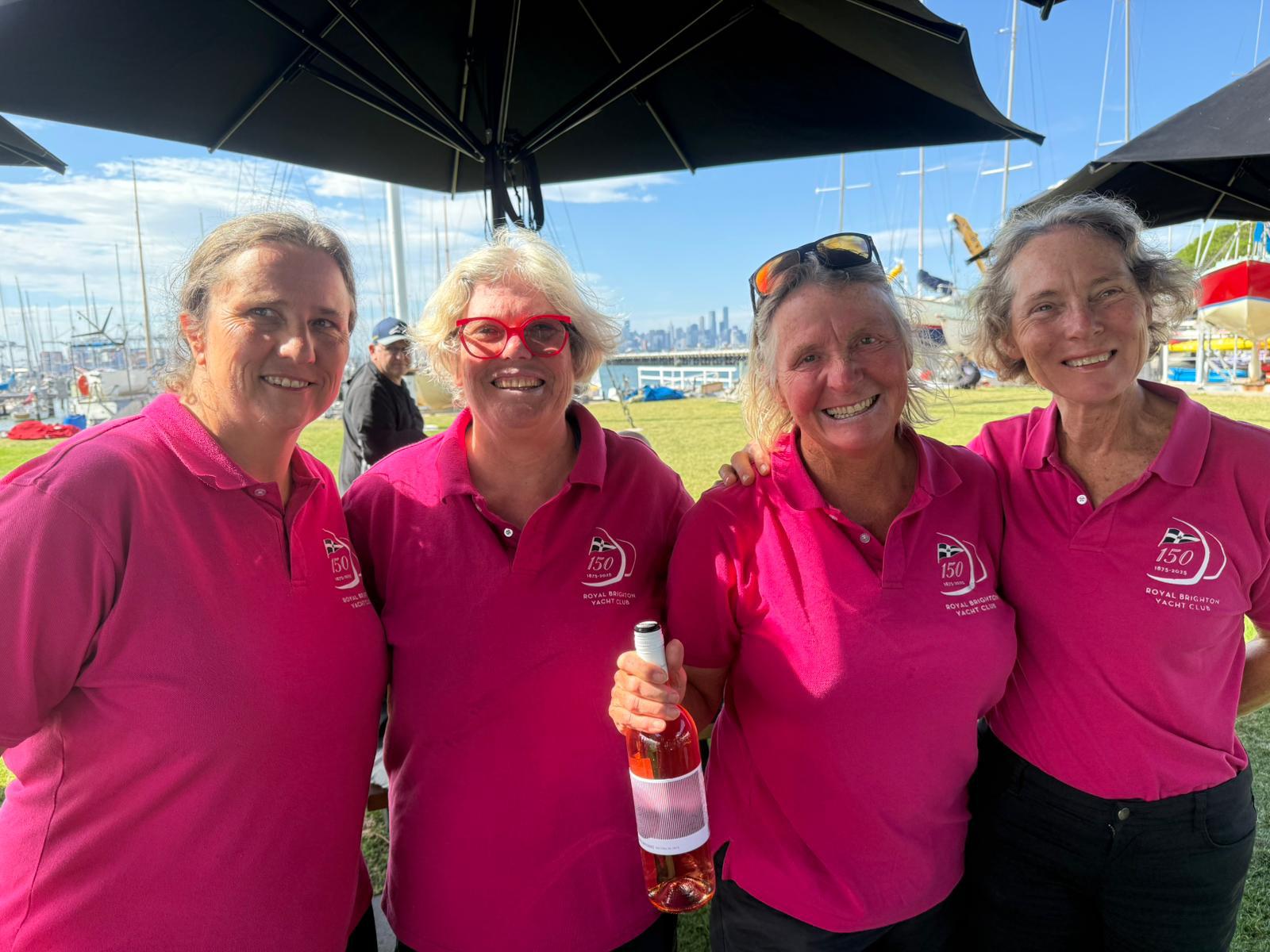 Val Hodge Trophy 2026 Line Honours and 1st AMS Serious Yahoo crew - Courtesy Vanessa Twigg