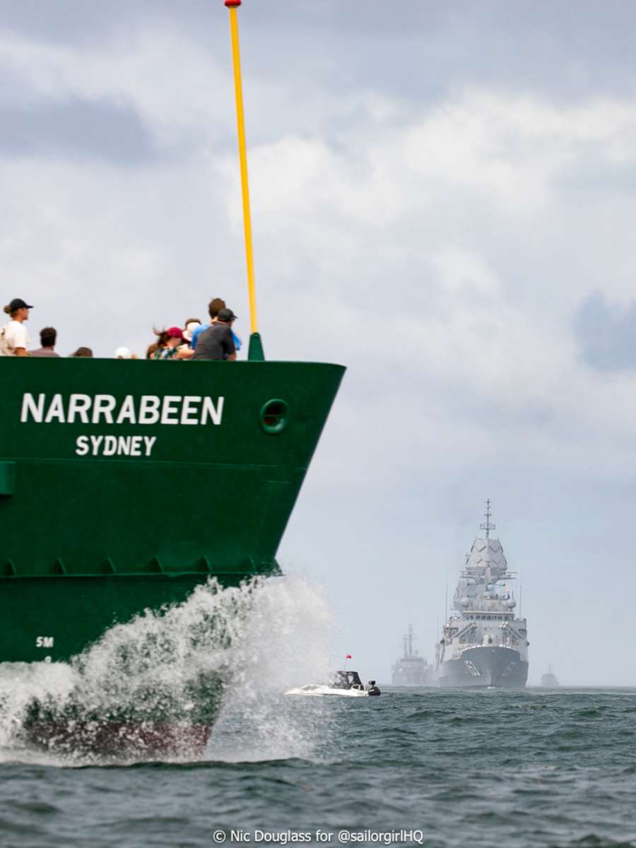 Front row seats to the RAN Fleet Review - Credit - Sunset Media - @sailorgirlhq