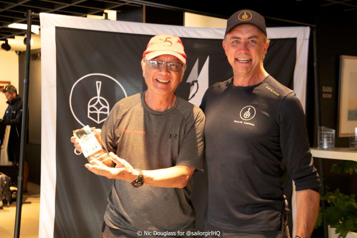 Matthew Cheung accepted the prizes on behalf of Karl Kwok and the Beau Ideal team - Credit - Sunset Media - @sailorgirlhq