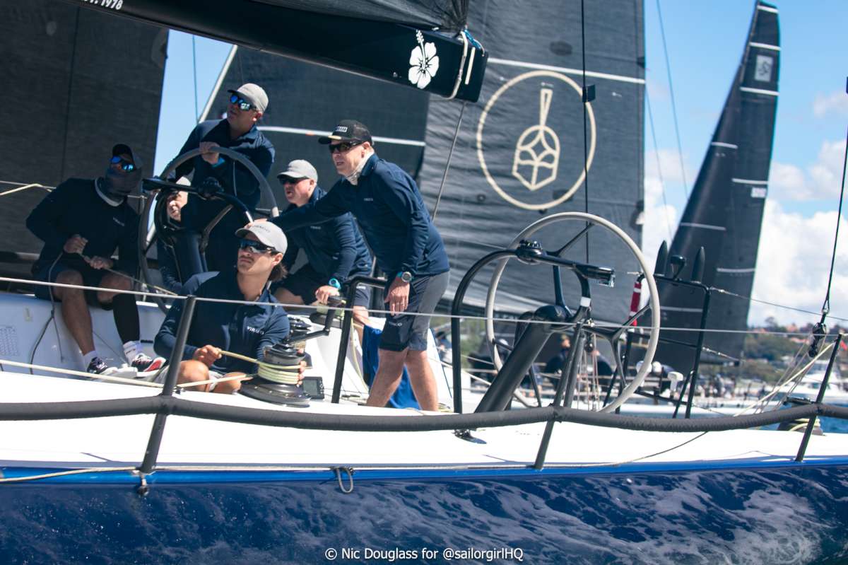 Virago in the mix off the start line - Credit - Sunset Media - @sailorgirlhq