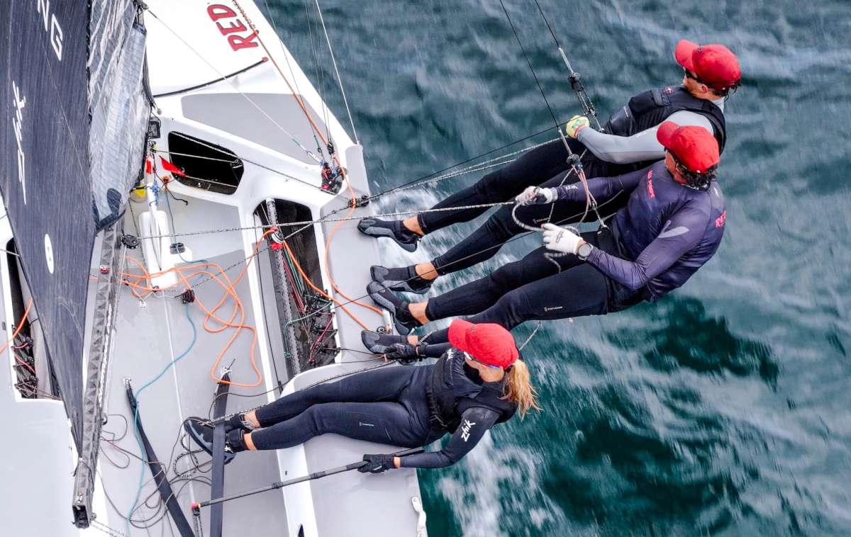 Drone Shot Red Pumps Red