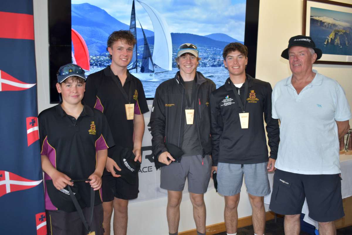 Warwick Dean-THSSA Archie McQuillam Phineas Gray Sam Hooper Charlie Birch and Stephen Catchpool SB20 Aus Vice President Image Jane Austin