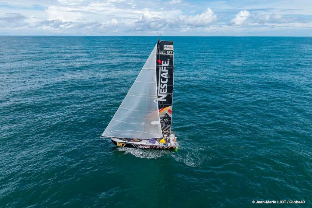 BELGIUM OCEAN RACING becomes first Class40 to cross the equator - Credit Jean Marie Liot