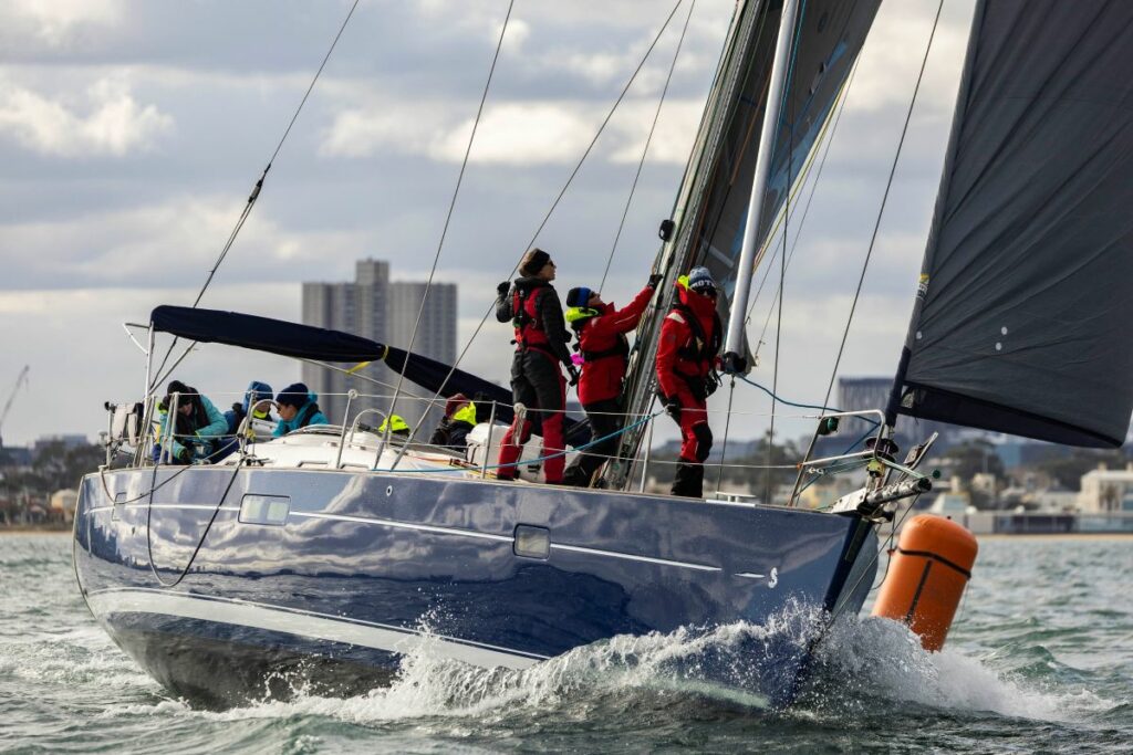 Cyan Moon at a mark rounding last year - Andrea Francolini, AWKR pic