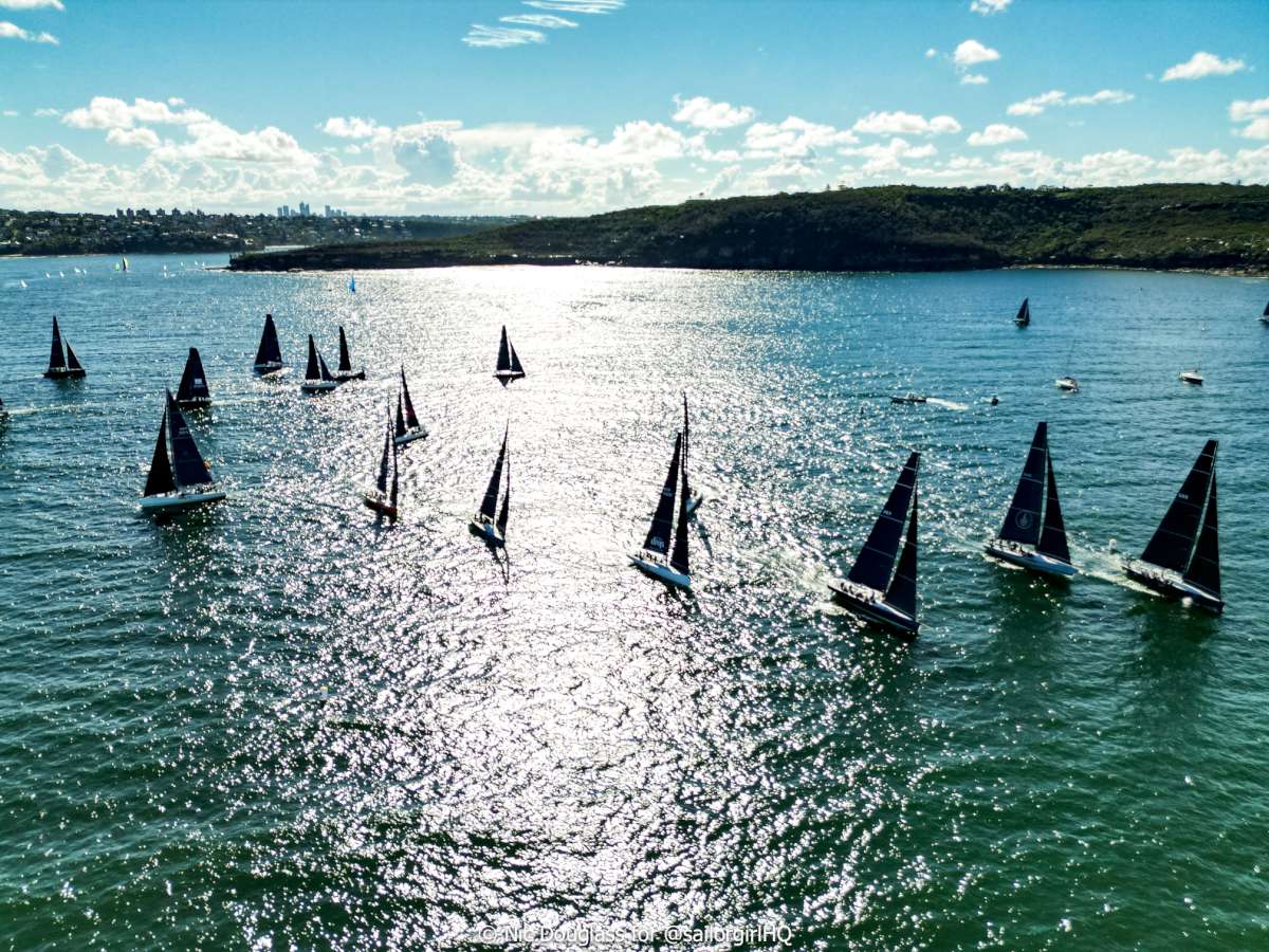TP52 Australia fleet in force - Nic Douglass @sailorgirlhq