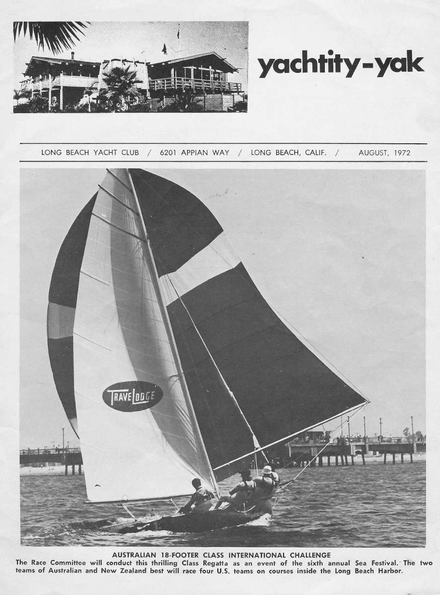 US sailing magazine cover in 1972