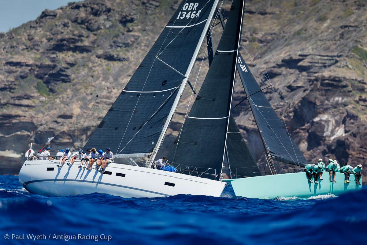 Belladonna & Warthog enjoyed a tight battle in CSA 2 © Paul Wyeth-Antigua Racing Cup
