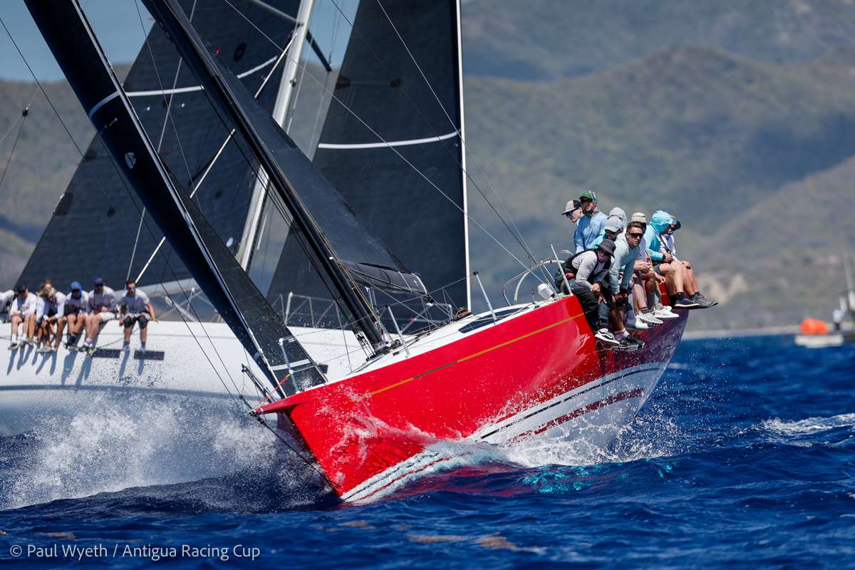 Bruce Chafee’s Reichel Pugh 42 Rikki (USA) in CSA 2 © Paul Wyeth-Antigua Racing Cup