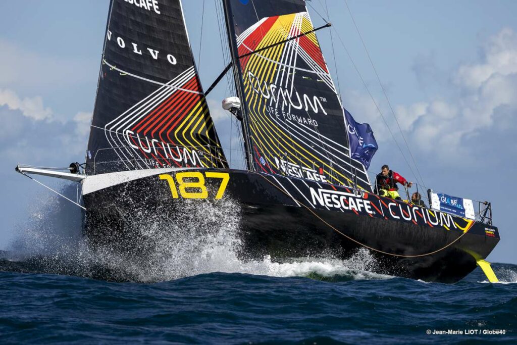 Globe40 - Final sprint for all towards Lorient - Credit Jean-Marie Liot