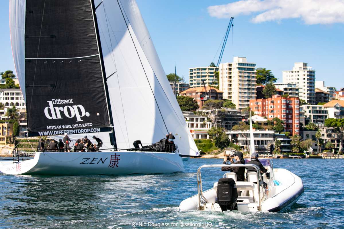 Injured Gordon Ketelbey cheered on his team - Credit - Sunset Media - @sailorgirlhq