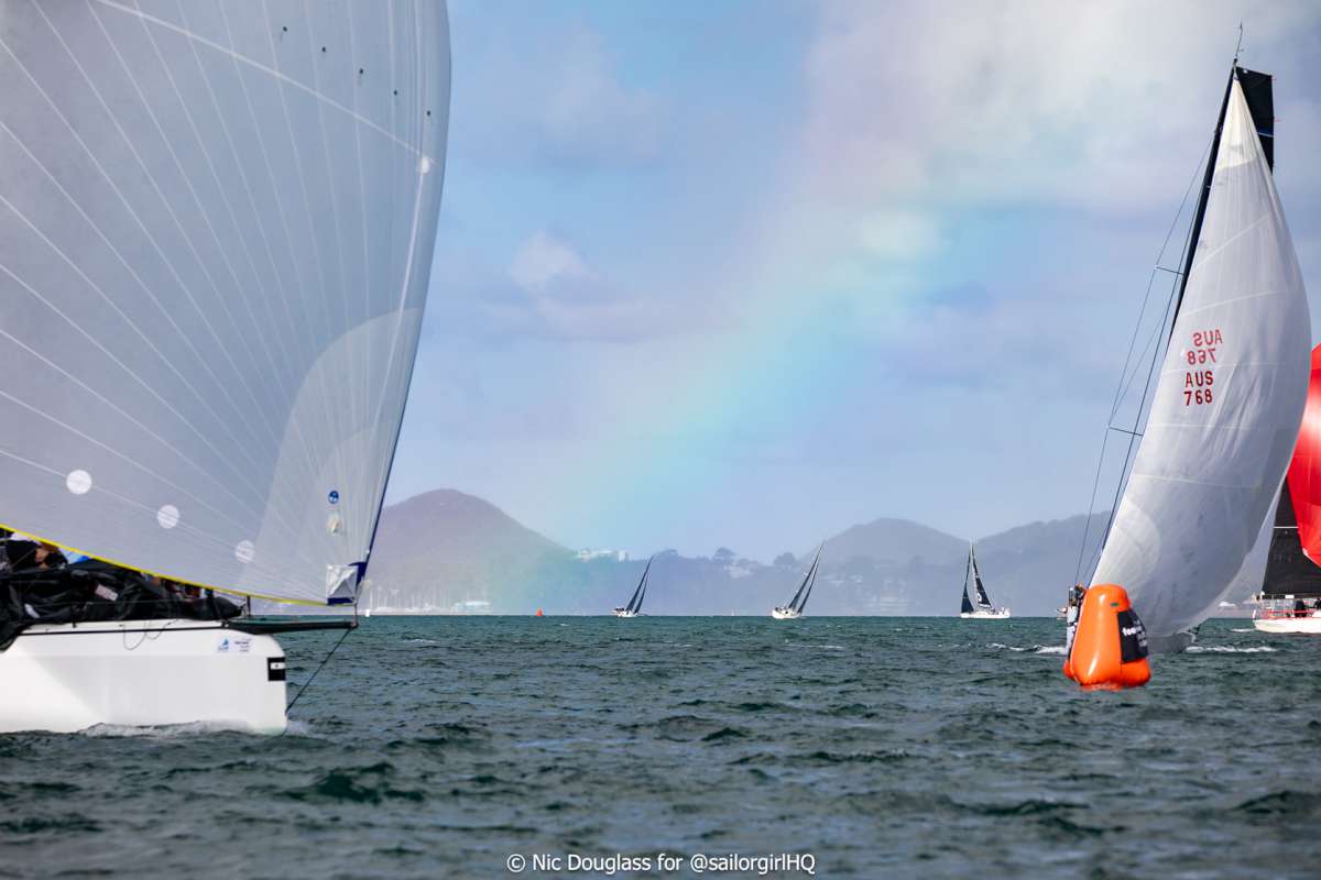 Bullwinkle with a rainbow on day 1 - Credit - Sunset Media - @sailorgirlhq
