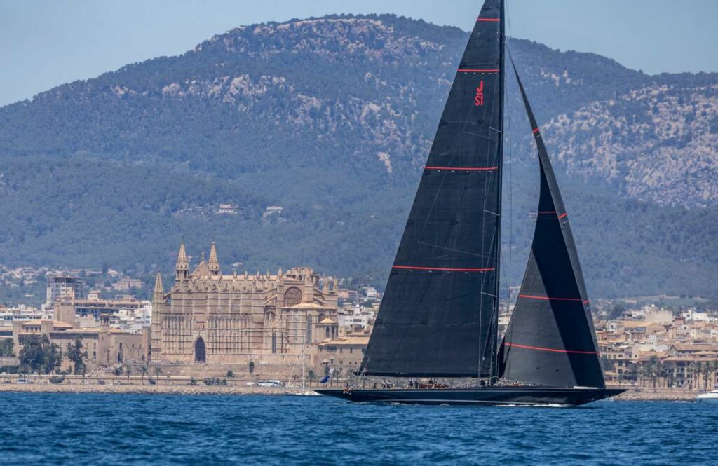 Svea sailing off Palma - Credit Sailing Energy