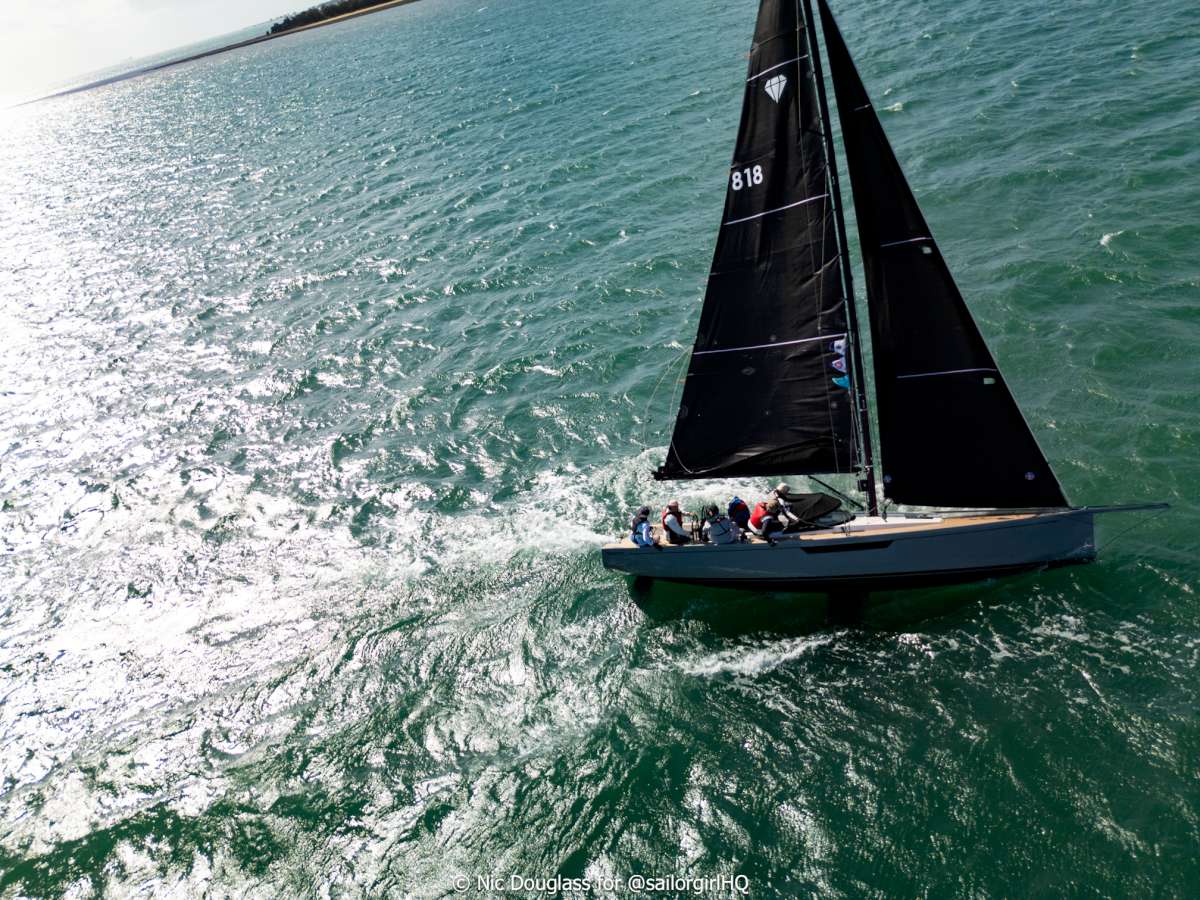 Blackadder smoking their start - Credit - Nic Douglass @sailorgirlhq