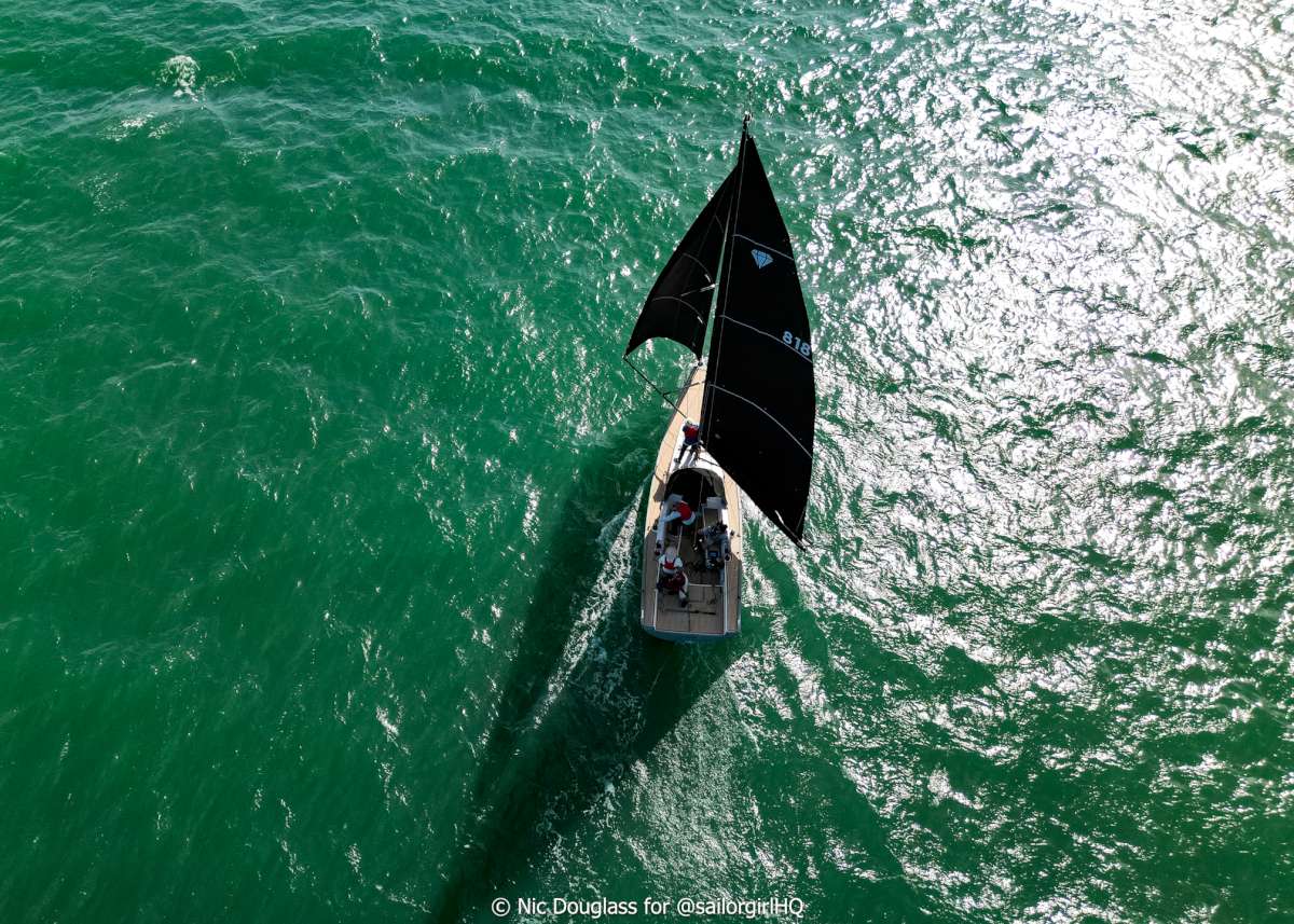 Blackadder took the win in the Cruising division - Credit - Sunset Media - @sailorgirlhq