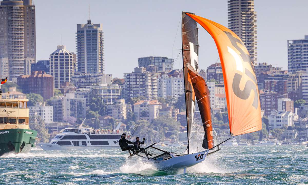 Southerly spinnaker run in 2024-25 season (SailMedia)