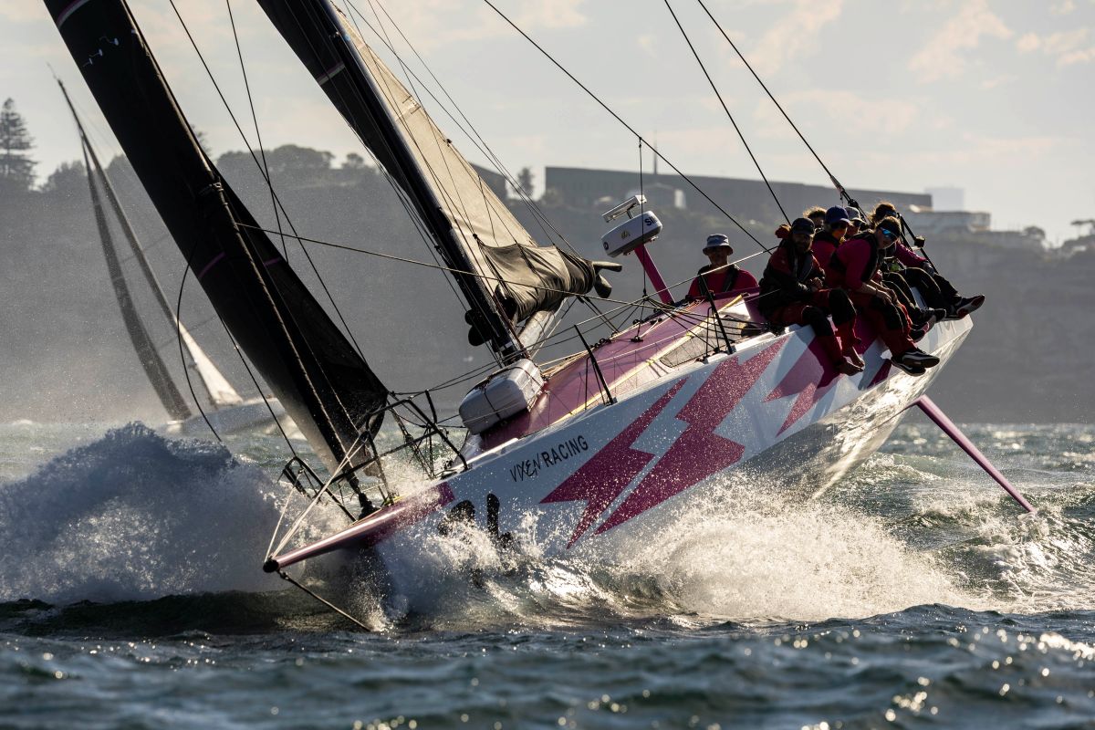 Vixen Racing after CYCA's CabbageTree Island Race start - Andrea Francolini, CYCA pic