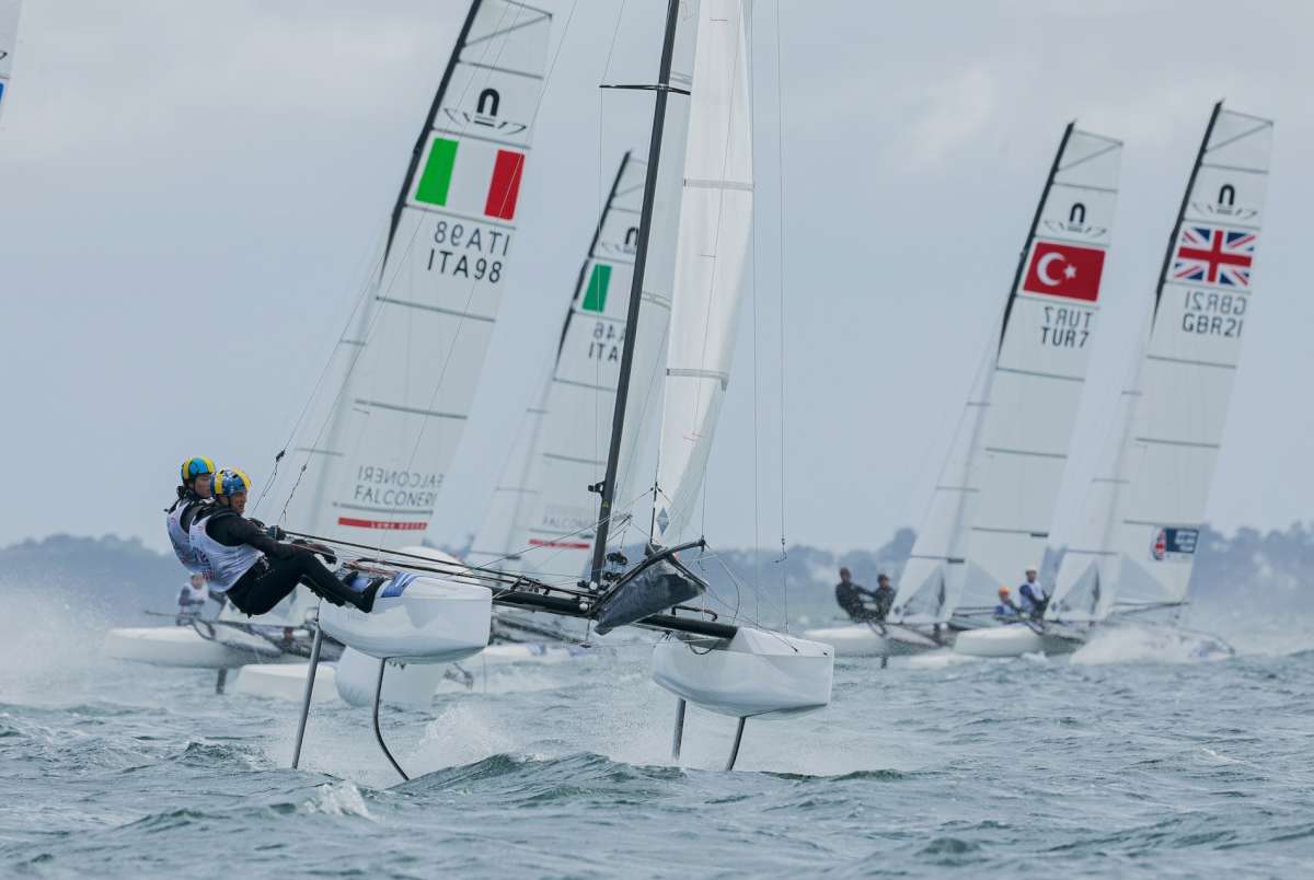 49er, 49er Fx and Nacra 17 World Championships 2026, Quiberon, France.