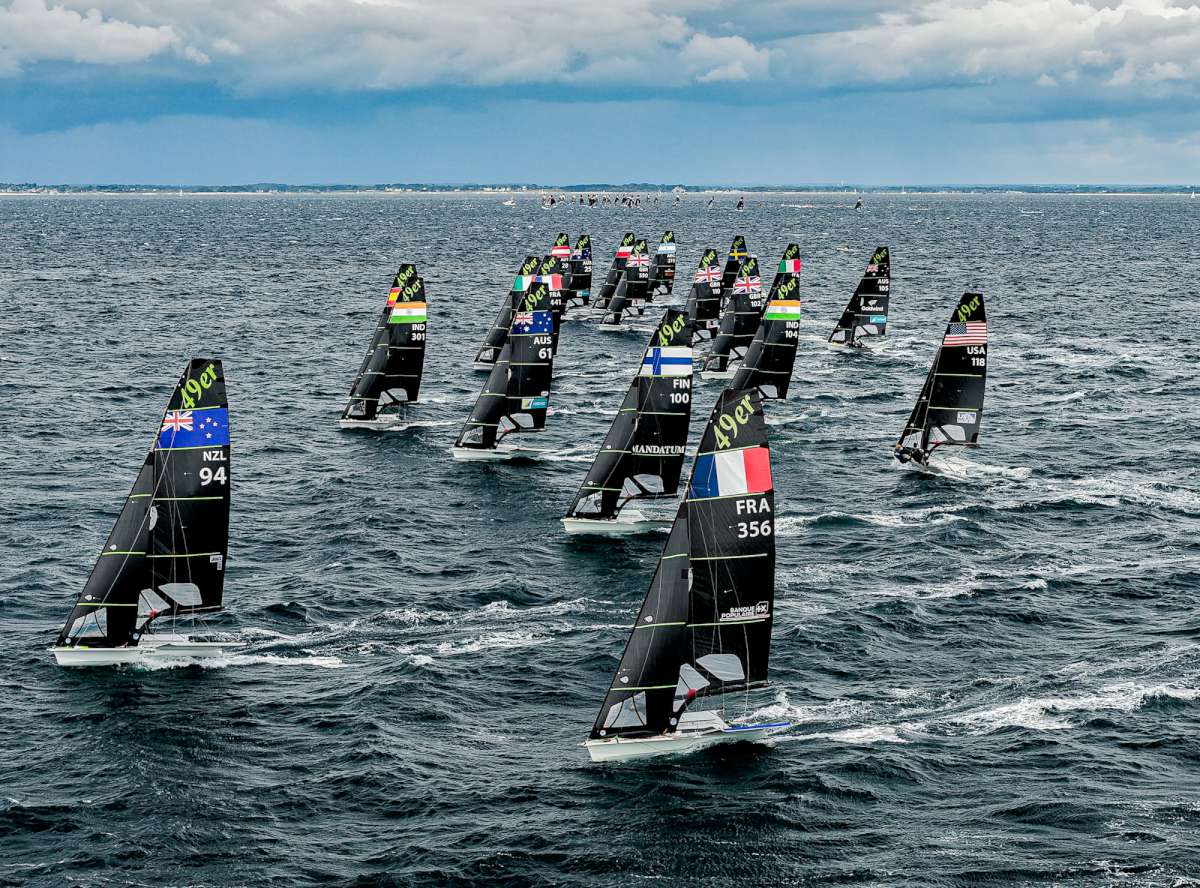 49er, 49er Fx and Nacra 17 World Championships 2026, Quiberon, France.